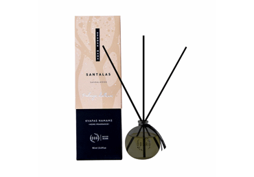 Namų kvapas su lazdelėmis ODORO MOOD SANTALAS, 90 ml, 90 ml