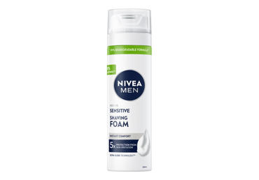 Men's shaving foam NIVEA MEN SENSITIVE for sensitive skin, 200 ml