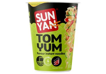 TOM YUM sriubos skonio greitai paruošiami makaronai SUN YAN, 65 g