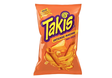 Kukurūzų traškučiai TAKIS INTENSE NACHO, 90 g