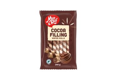 Вафельные палочки с шоколадной начинкой MIO&RIO, 280 г