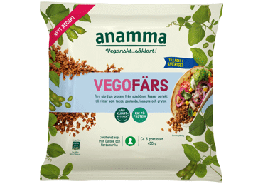 Frozen soy mince ANAMMA, 450 g