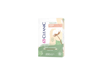 Vatos krapštukai CLEANIC NATURALS, 200 vnt., 200 vnt.
