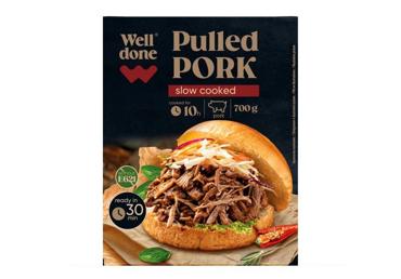 Lėtai virta plėšyta kiauliena WELL DONE, 700 g