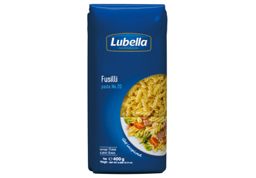 Makaronai LUBELLA FUSILLI Nr. 20 (sraigteliai), 400 g