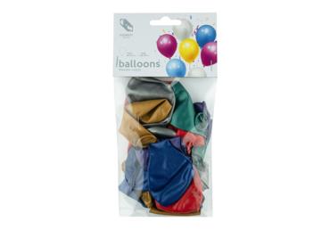 Balionai ELEMENTS SENSE, 20vnt, 25cm,met