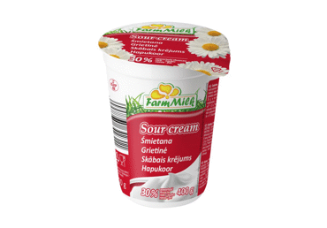 Grietinė FARM MILK, 30 % rieb., 400 g