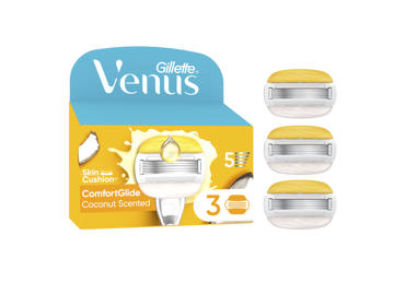 Moteriško sisteminio skustuvo galvutės GILLETTE VENUS COCONUT, 3 vnt.