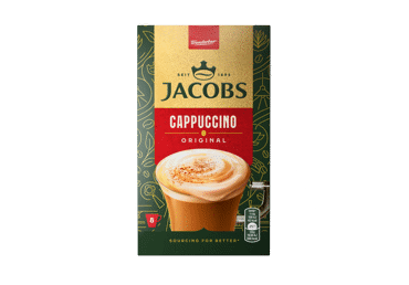 Tirpiosios kavos gėrimas CAPPUCCINO JACOBS, 92.8 g