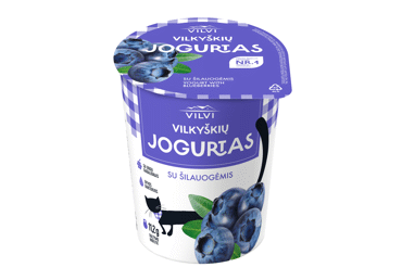 Jogurtas su šilauogėmis VILVI, 3,6 % rieb., 350 g