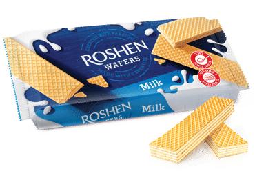 Вафли ROSHEN с молочной начинкой, 216 г