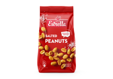 Kepinti žemės riešutai su druska ESTRELLA, 240 g