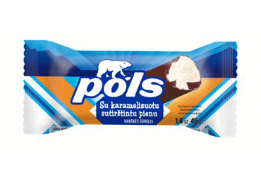 Varškės sūrelis su saldintu sutiršt. pienu POLS, 20,8% rieb., 45 g