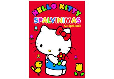 Knyga HELLO KITTY. SPALVIN. SU LIPDUKAIS