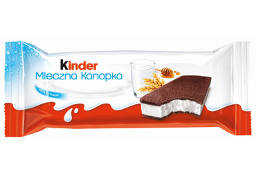 Шоколадный батончик KINDER MILK SLICE, 27,9% жира, 28 г
