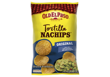Tortilijų traškučiai NACHIPS OLD EL PASO, 185 g