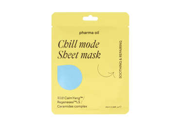 Lakštinė veido kaukė PHARMA OIL CHILL MODE, 1 vnt.