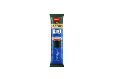 Instant coffee drink JACOBS 2IN1, 12.4 g