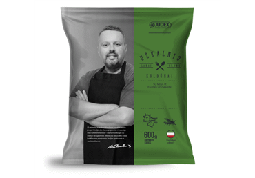 Šaldyti UŽKALNIO koldūnai JUDEX su mėsa, itališ. rozmarinais, 600 g