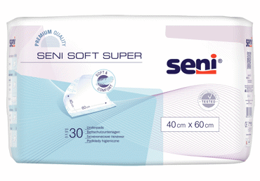 SENI SOFT SUPER paklotai 40x60cm 30 vnt.