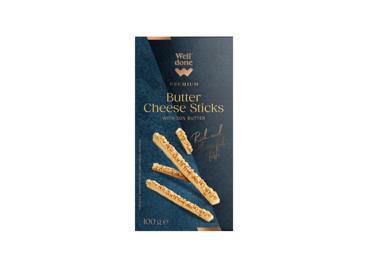 Sūrio skonio lazdelės WELL DONE PREMIUM, 100 g