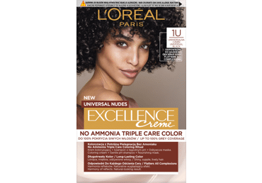Краска для волос L'Oréal Paris Excellence Универсальные Нюды ЧЕРНЫЙ 1U