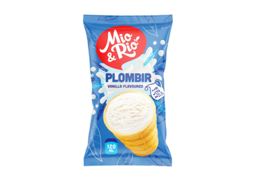 Valgomieji ledai MIO & RIO, vanilės skonio, 65 g