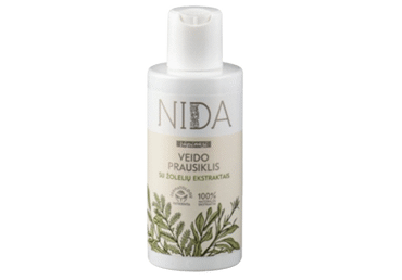 Veido prausiklis NIDA su žolelių ekstraktu, 150 ml