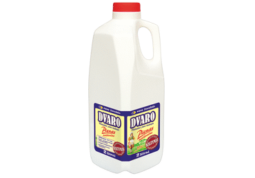 Pienas DVARO ne mažiau kaip 3,5 % rieb., pasterizuotas, 2 l