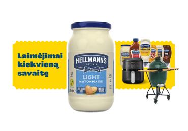 Majonezas HELLMANNS LIGHT, 27 % rieb., 405 ml