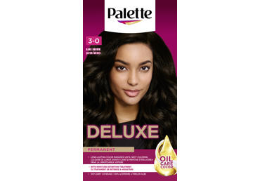 PALETTE DELUXE plaukų dažai 3-0 (800) tamsiai rudas
