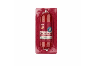 Hot smoked WELL DONE sausage, a. r., 300 g
