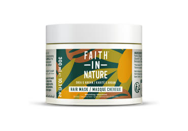 Shea Butter and Argan Nourishing Hair Mask, FAITH IN NATURE, 300ml