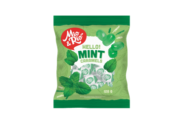 Candies MIO&RIO, mint flavor, 120 g