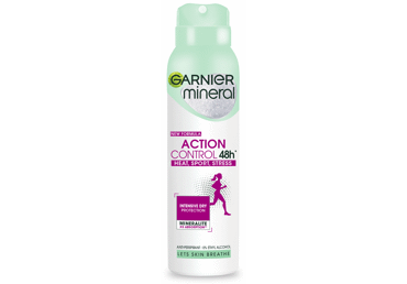 Moteriškas purškiamasis dezodorantas GARNIER ACTION, 150 ml