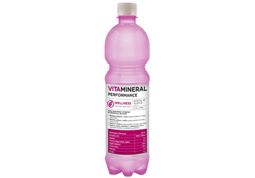 Raspberry, aloe vera flavored drink VITAMINERAL PERFORMANCE with vitamins, 750 ml