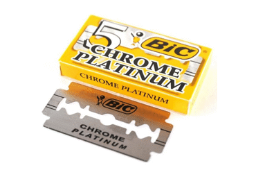 Skutimosi peiliukai BIC CHROME PLATINUM, 5 vnt.