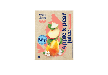 Apple and pear juice WELL DONE, 3 l