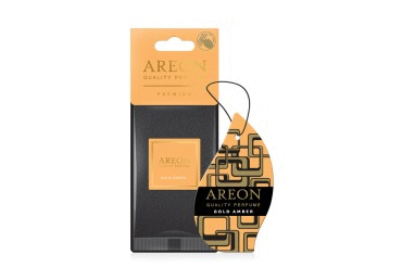 Automobilių gaiviklis AREON PREMIUM GOLD AMBER, 1 vnt.