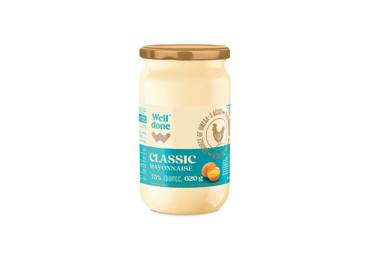 KLASIKINIS majonezas WELL DONE, 73 % rieb., 620 g
