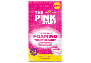 THE PINK STUFF putojanti tualeto valymo priemonė - milteliai 3x100g