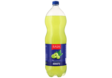 Газированный напиток RASA, со вкусом крыжовника, 2 л