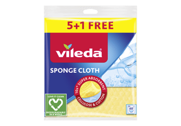Drėgnosios šluostės-kempinės VILEDA, 6 vnt.
