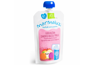 Органическое пюре из различных фруктов MARMALUZI, с 4 месяцев, 90 г