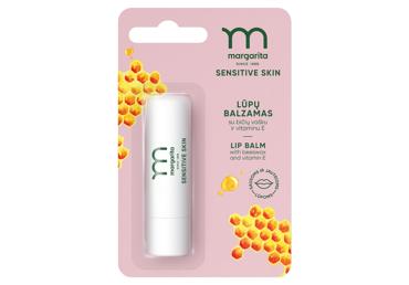 MARGARITA Lūpų balzamas jautriai odai su bičiu vašku 4,4g