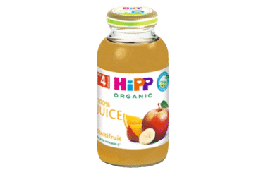 Ekologiškos multivitaminų sultys HIPP (nuo 4 mėn.), 200 ml