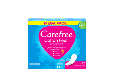 Higieniai įklotai CAREFREE COTTON FRESH, 76 vnt.