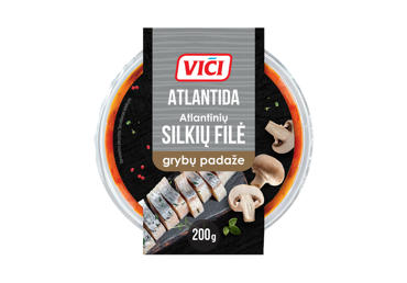 Silkių filė su grybais VIČI, 200 g