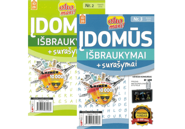 Žurnalas OHO MAXI! ĮDOMŪS IŠBRAUKYMAI + SURAŠYMAI, 1 vnt.