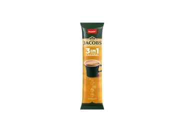 Tirpiosios kavos gėrimas JACOBS 3IN1 CARAMEL, 11.2 g